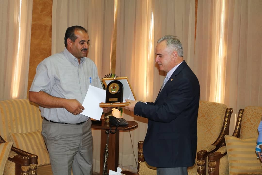 Abu Karki honors employees from the Petra Tourism Development Region